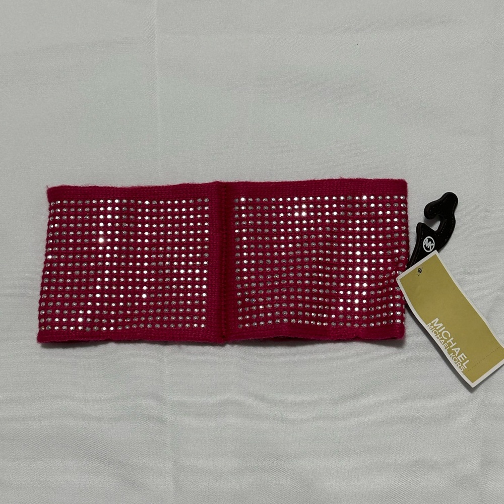 Michael Kors Pink Sequin Headband - Picture 5 of 8